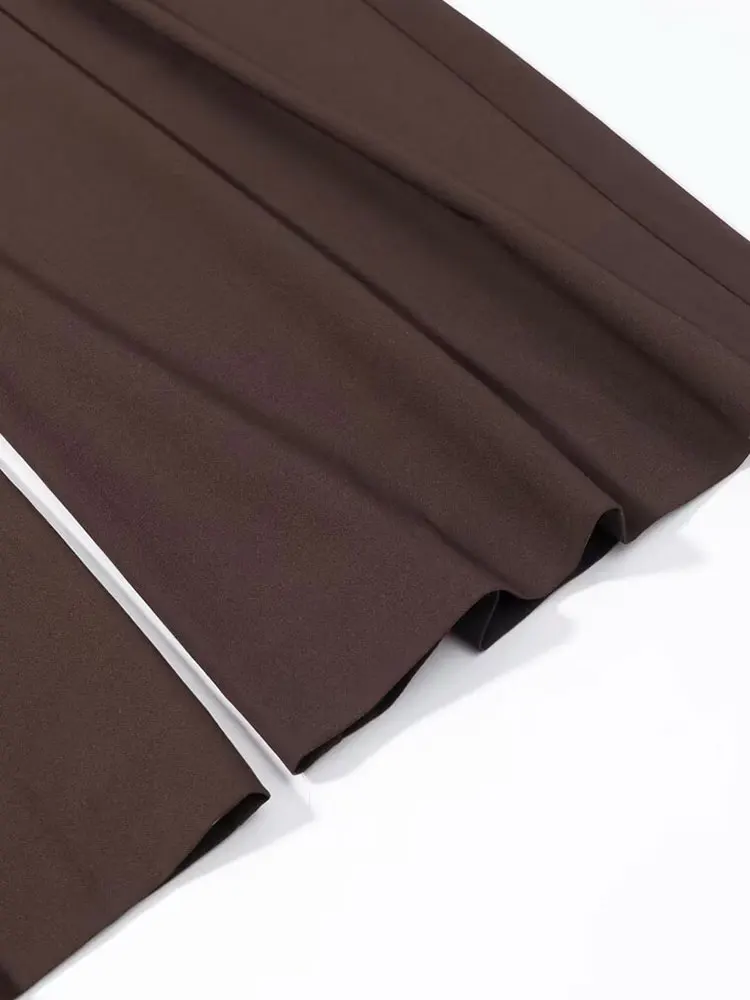 NLZGMSJ オフィスウェア女性アンクルパンツ 2025 秋ハイウエストパンツ女性カジュアルズボンベルト付きパンツ Y2K