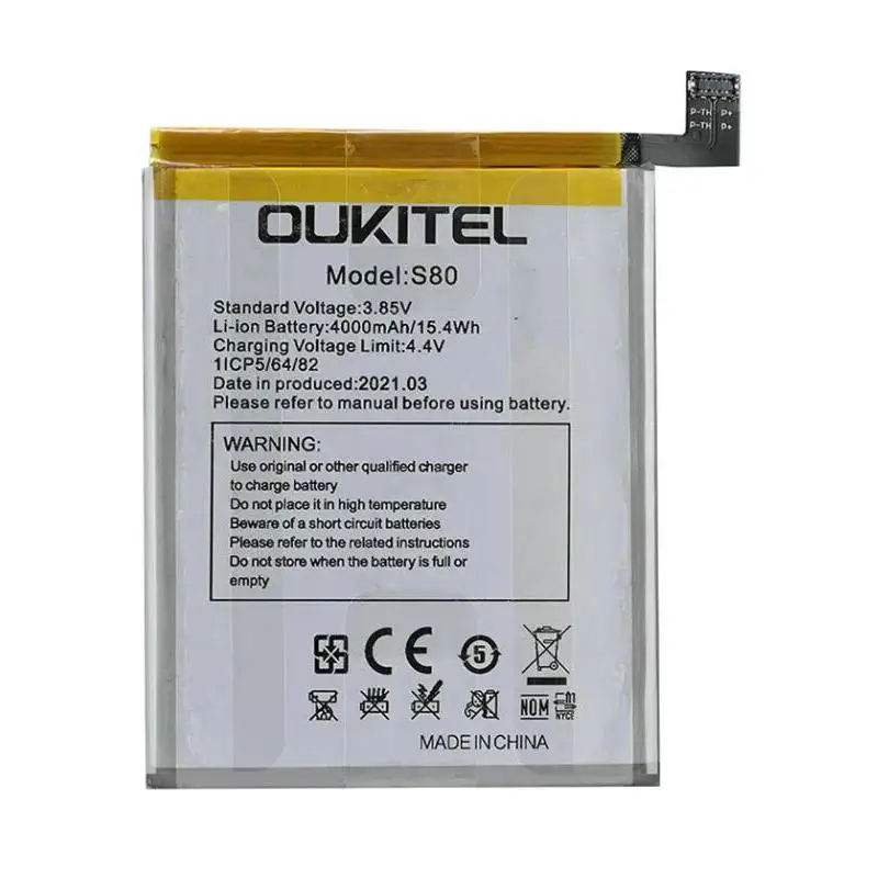 For Oukitel C21 Pro Battery Original Rechargeable Li-ion Batteries For C21 Mobile Phone Accessories