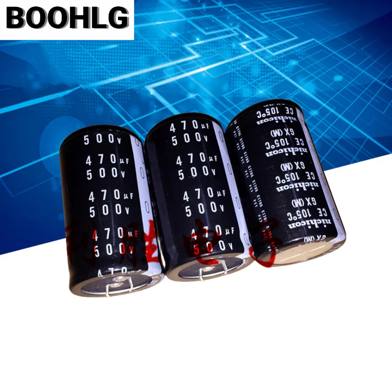 

1 шт. 470 мкФ 500 В электролитический конденсатор 500 В 470 мкФ 35X60 GX GN
