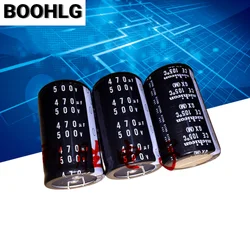 1PCS 470UF 500V Electrolytic Capacitor 500V 470UF 35X60 GX GN
