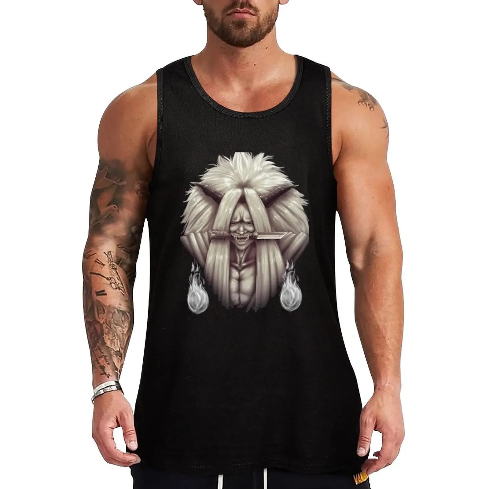 

New Demon Tank Top bodybuilding t shirt Men's sleeveless