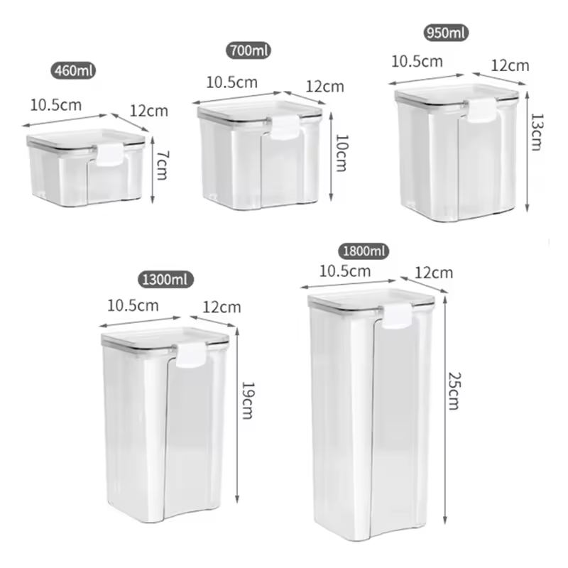 Sealed Jars Kitchen Grain Storage Organizer Review, Moisture-Proof Food Storage Containers image 9