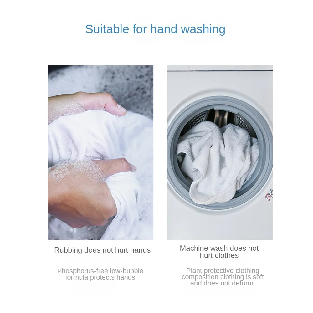 Laundry Tablets Portable Nano Concentrated Easy Dissolve For Washing Machine Non-liquid Powder Soap Laundry Detergent Household