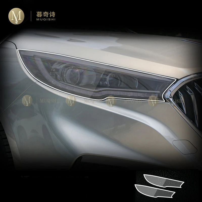 For Red Banner H5 2018-2023 Car Exterior Headlight Anti-scratch PPF-TPU Protective film Anti-scratch Repair film Accessories