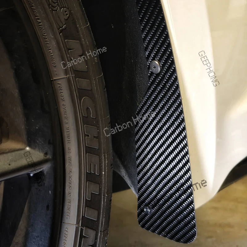 2PC For Honda Civic Type R FL5 2023-2025 Dry Carbon Rear Splash