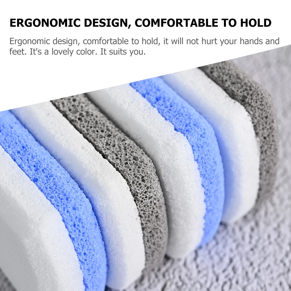 

2pcs File Callus Remover Pumice Stone for Heavy Callused Feet Ergonomic Design Pedicure Tool Foot Scrubber Dead Skin Remover