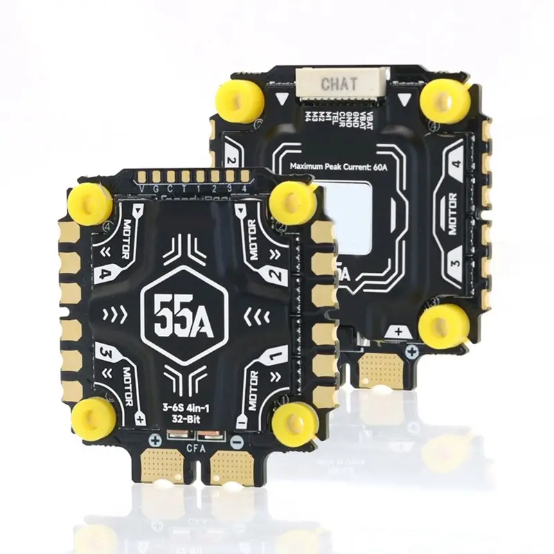B92B F405 V5 55A Pro Flight Controller Stack, 32 Bit ESC FC for FPV Racing Drone, OX32 Firmware, 30x30mm