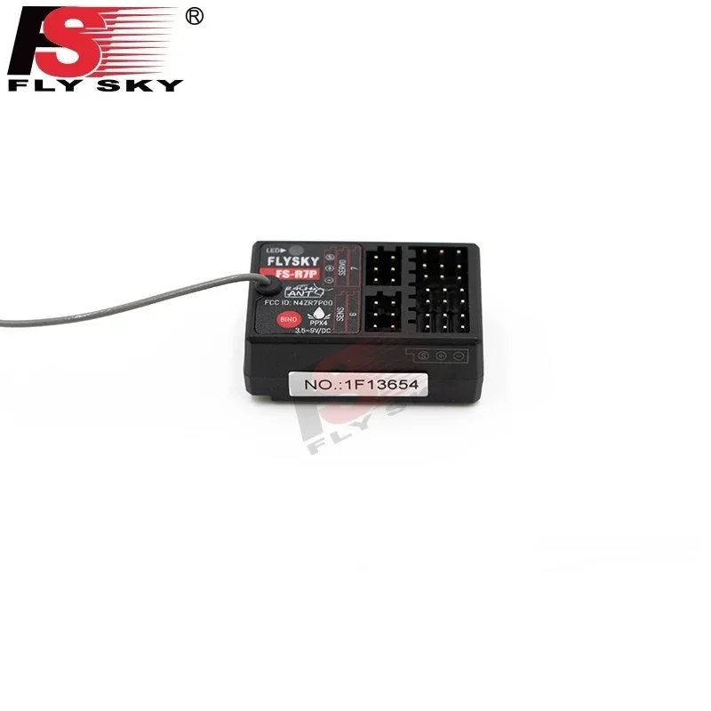 1/2/4 pcs FLYSKY FS-R7P R7P RC Receiver 2.4G 7CH ANT Protocol Radio PWM PPM I-BUS SBUS Output for FS-G4P FS-G7P RC Car Boat