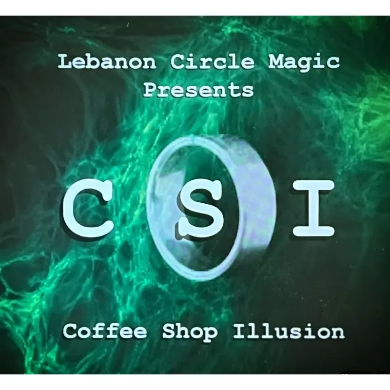 CSI - Coffee Shop Illusion Magic Tricks Unbelievable Ring on the Chain Vanishing in Coffee Close-up Street Gimmicks Mental Props