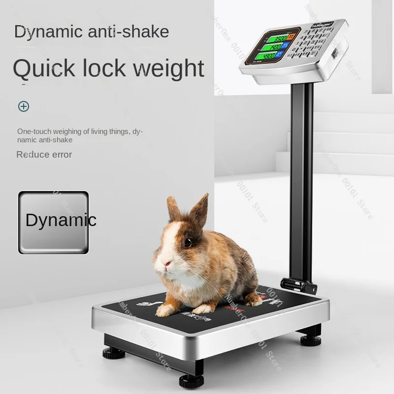 Waga elektroniczna 150kg Waga platformowa 300kg Komercyjna waga gospodarstwa domowego 100kg Wysoka precyzja Market Mała waga elektroniczna do warzyw