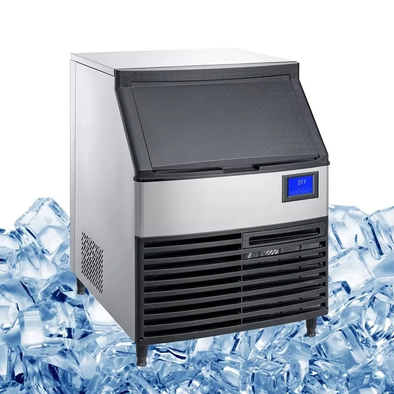 Commercial Ice Cube Maker Machine 150kg 200kg 250kg 300kg 500kg 1000kg Stainless Steel Automatic Cleaning Ice Machines