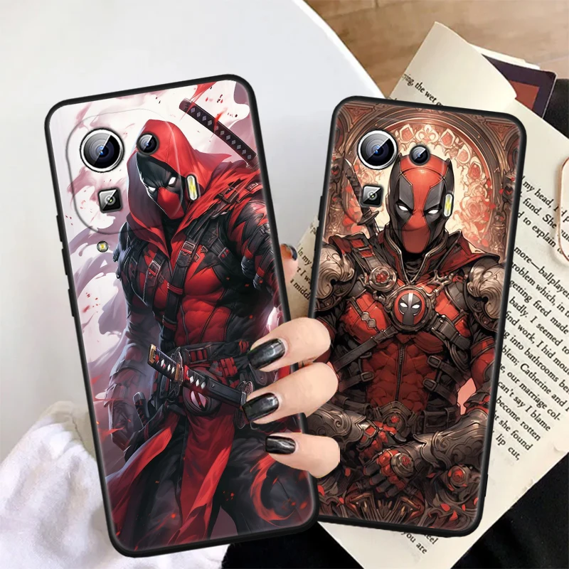 Death Attendant Marvel Cool For Xiaomi Mi 14 13T 13 12T 12 11T 11i 11 10T 10 Pro Lite Ultra 5G Black TPU Phone Case