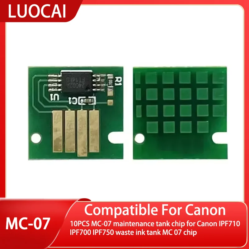 

10 шт. MC-07 чип резервуара для обслуживания Canon IPF710 IPF700 IPF750 резервуар для отработанных чернил MC 07 чип