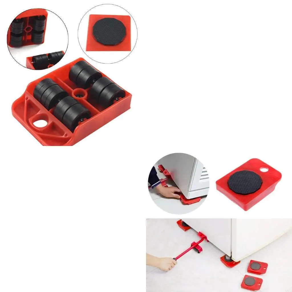 4pcsmoves мебельный инструмент Транспортный переключатель движущегося колеса для снятия ползунка