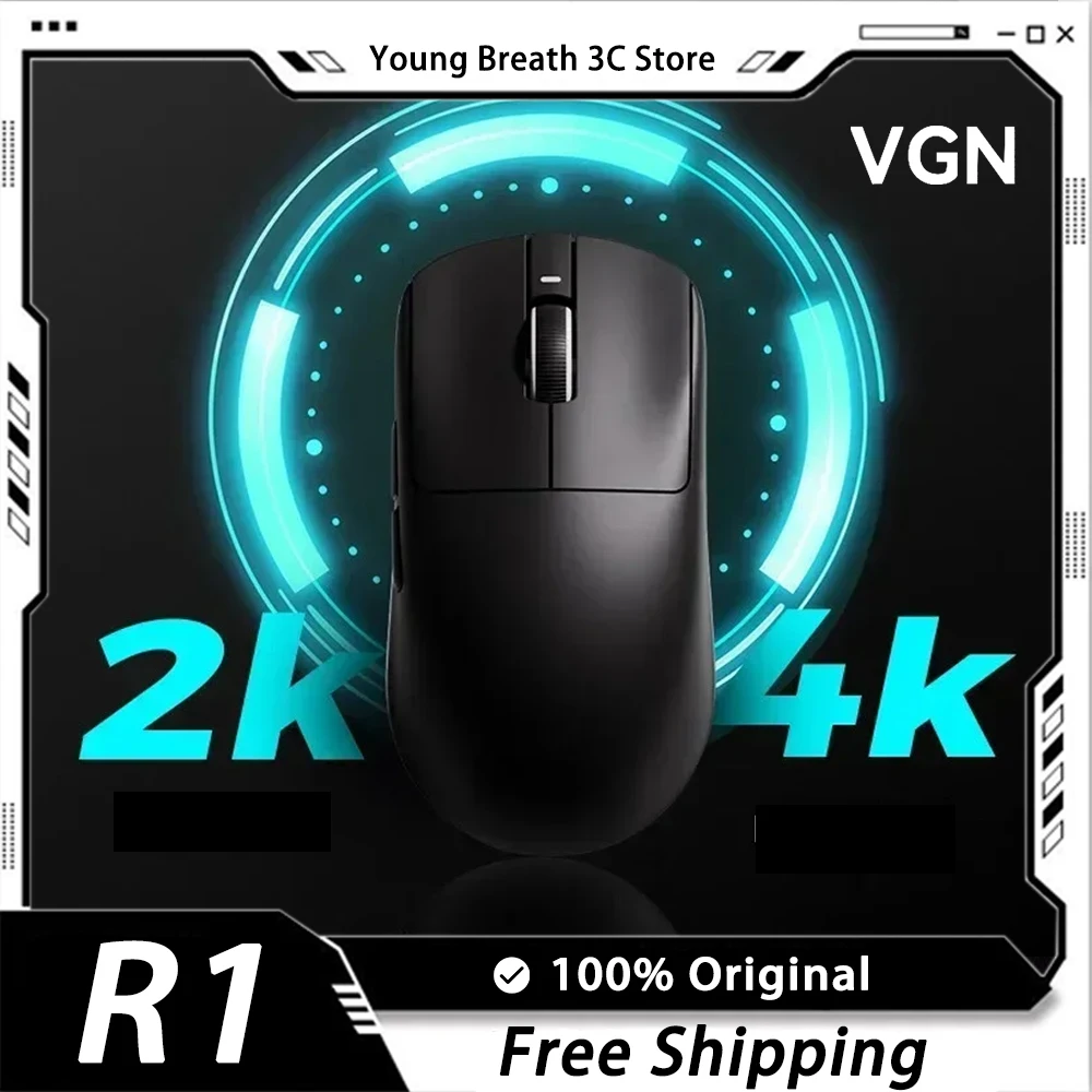 Vgn Vxe Dragonfly R1 Tri Mode R1 Se Pro Max mysz Paw3395 bezprzewodowa Bluetooth lekka mysz akcesoria gry komputerowe prezenty