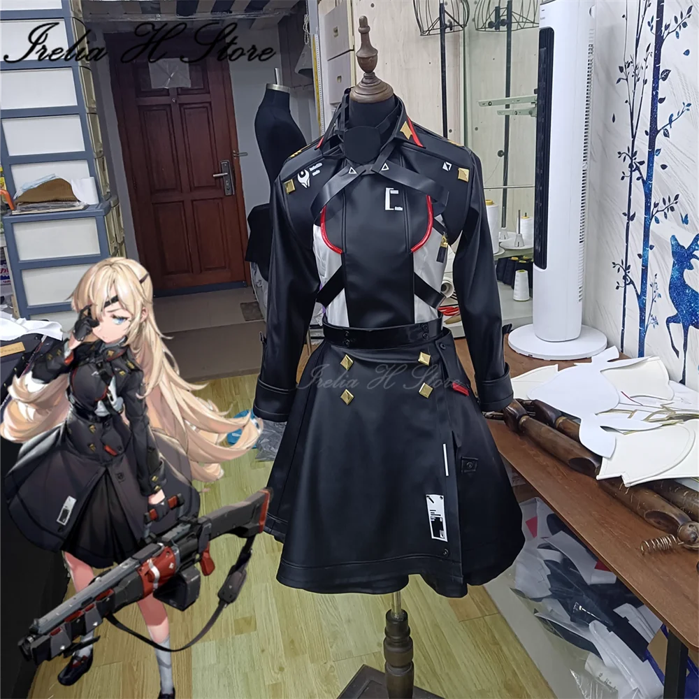 Irelia H Store Custom made size Nikke Guillotine Cosplay Costume Game halloween party dress female image 2