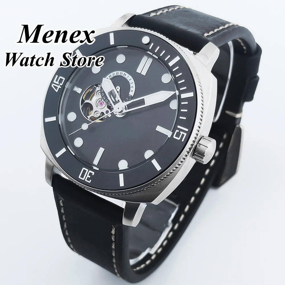 

NH39 Автоматические механические часы, повседневные модные сапфировые часы из нержавеющей стали, зеленые светящиеся роскошные мужские часы для дайвинга