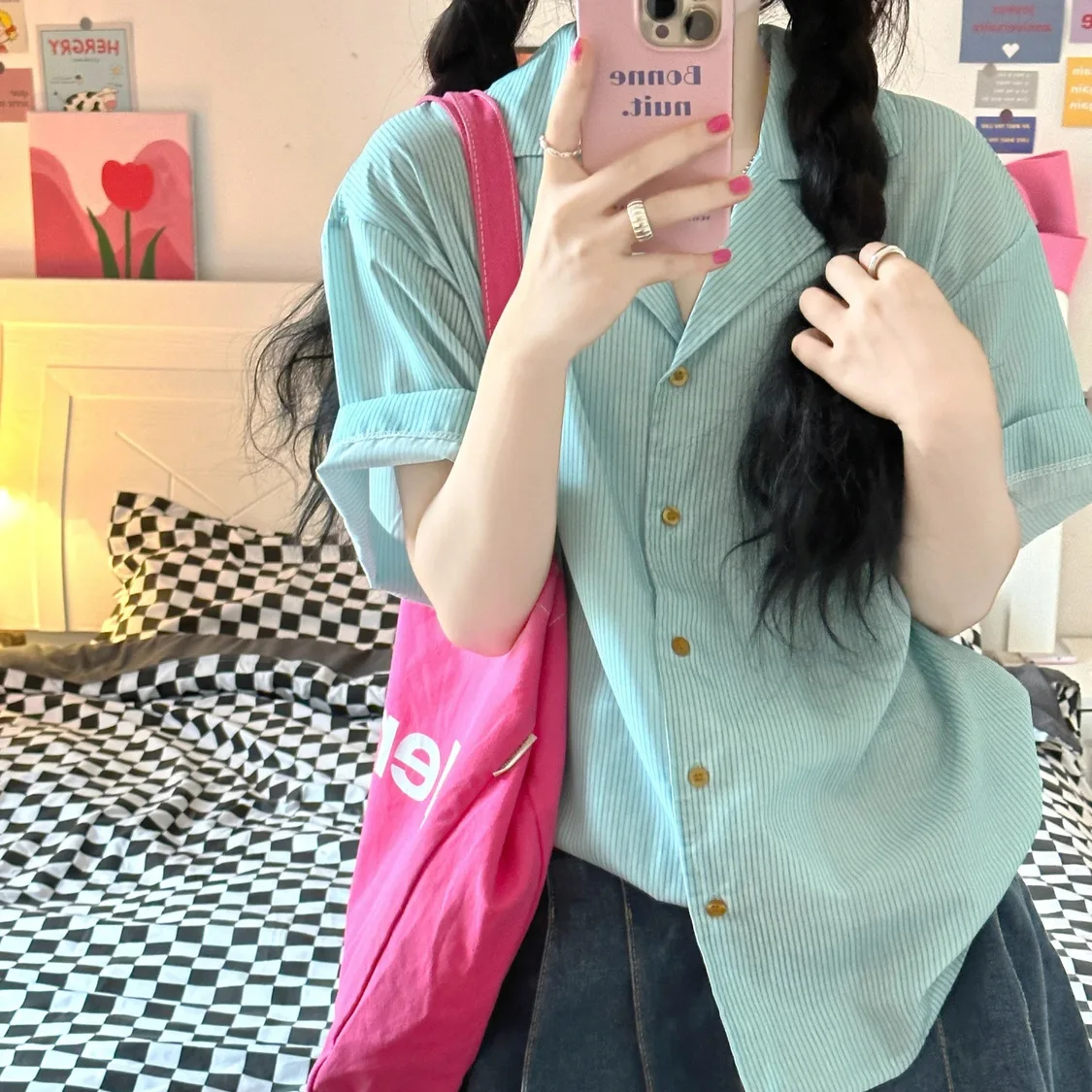 เสื้อผู้หญิงผ้าไหมซาติน Piping รายละเอียดหลวม Fit Corporate การประชุม Parisian Chic เสื้อสําหรับ Modern Office Lady Daily Workwear