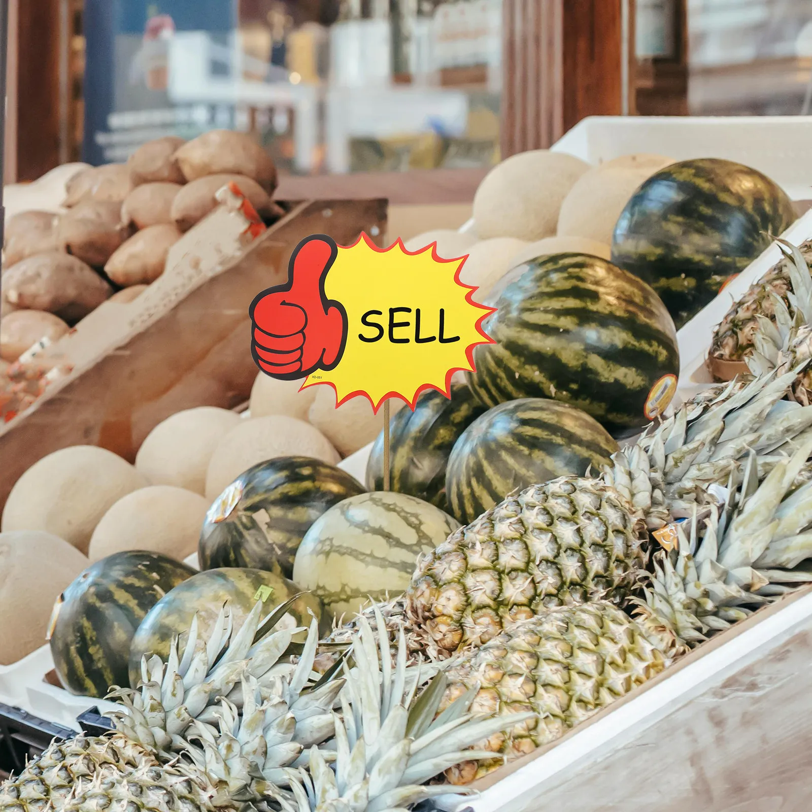 

80 Sheets Explosion Style Supermarket Price Tags for Retail Store Writable Surface Clear Printed Sale Signs for Small Business