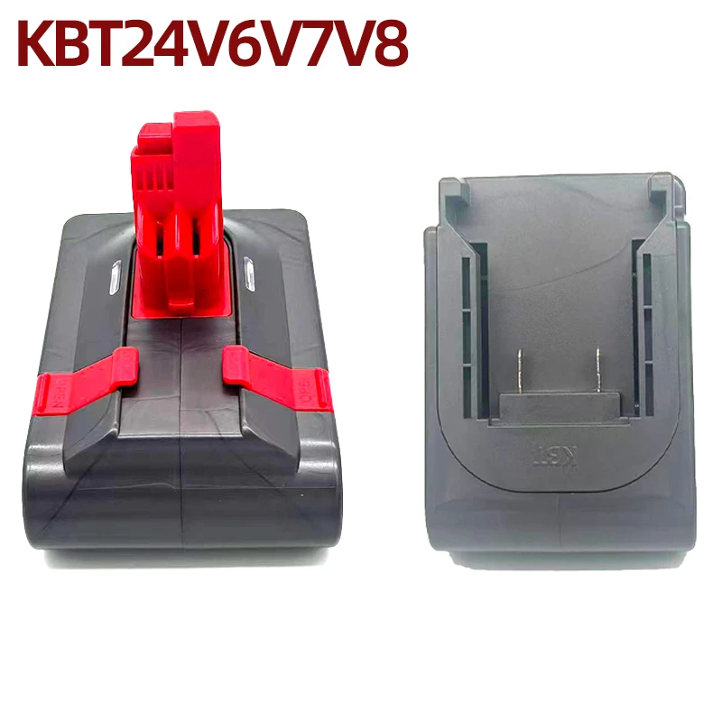 3-in-1 Battery Adapter for Kobalt 24V Lithium-ion Batteries KBT24V 6V 7V 8V To Work for Dyson V8 V7 V6 Series Vacuum Cleaners