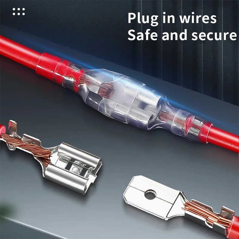 180/270/450pcs Plug-in spring plug-in box cold pressed wiring terminal connector 2.8/4.8/6.3 male and female terminals
