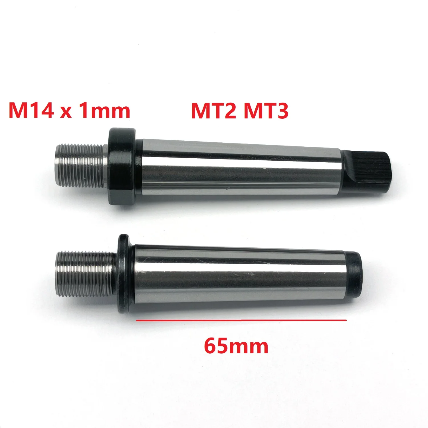 M14x1mm M14 Morse Taper MT2 MT3 2MT 3MT Spindle Shank Shaft Arbor DIY Wood Lathe Headstock Chuck K01-50 K02-50 K01-65 K02-65