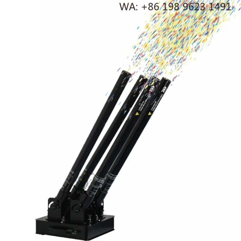 Remote Control Battery Powered Ribbon Streamer Confetti Popper White Mixed Color Sprayer for Wedding Party Celebration