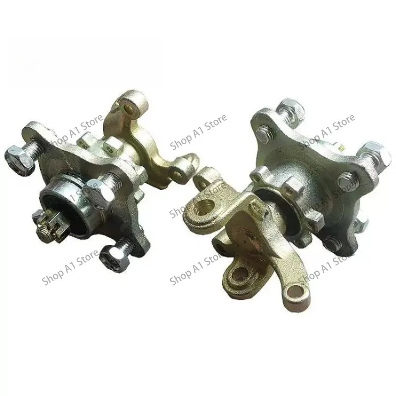Homemade four-wheeled three-wheeled motorcycle electric kart modified accessories beach car front disc brake claw steering