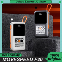 MOVESPEED F20 Power Bank 20000mAh Large Capacity PowerBank with USB-C Cable Portable Fast Charging External Battery Customized