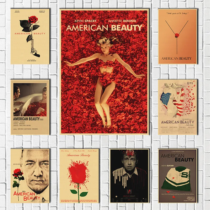 

Американская красота художественный постер в стиле ретро для украшения стен