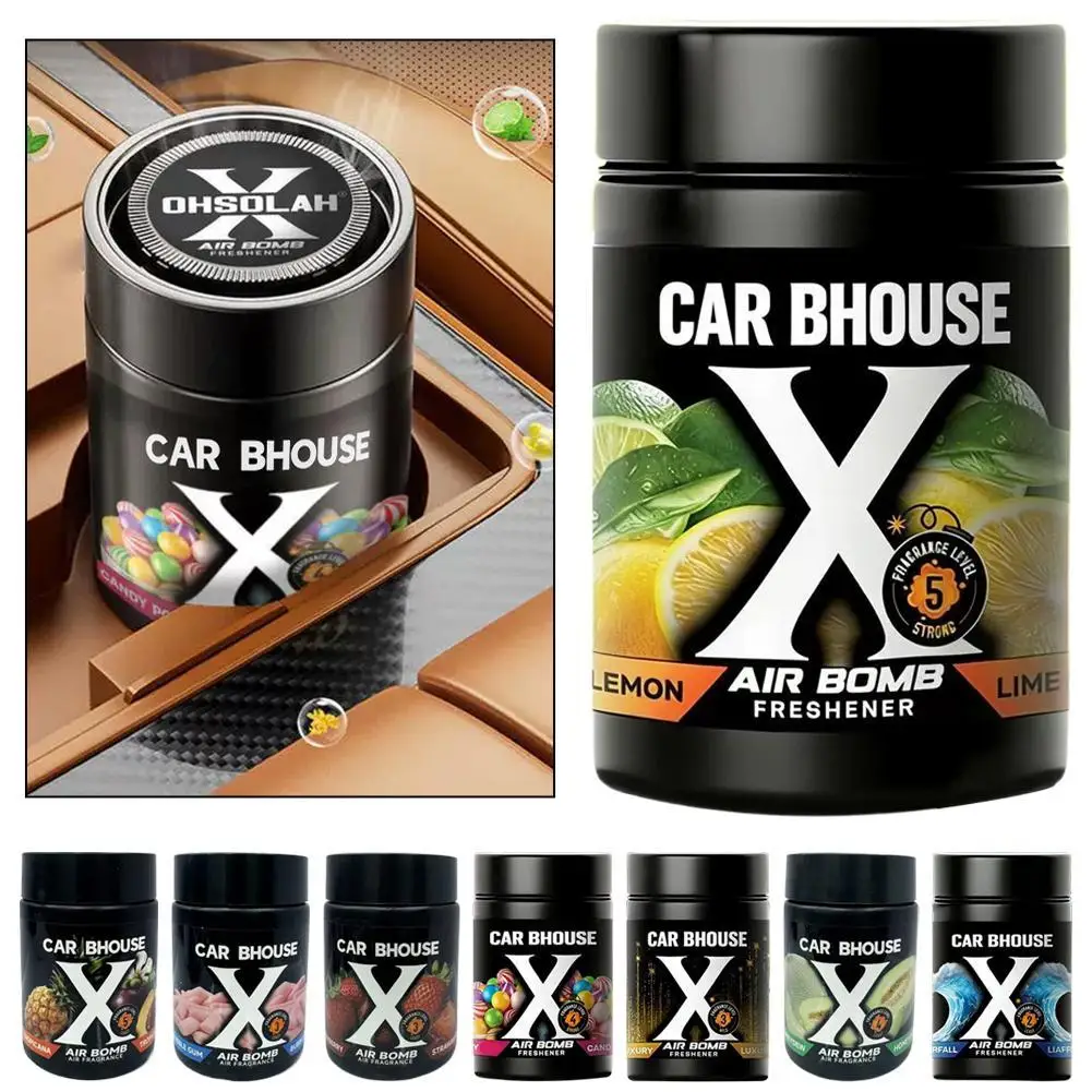 Car Air Freshener Solid Cologne Lemon Lavender Vanilla Fragrance Home Closet Odor Eliminator Interior Accessories Aromatherapy