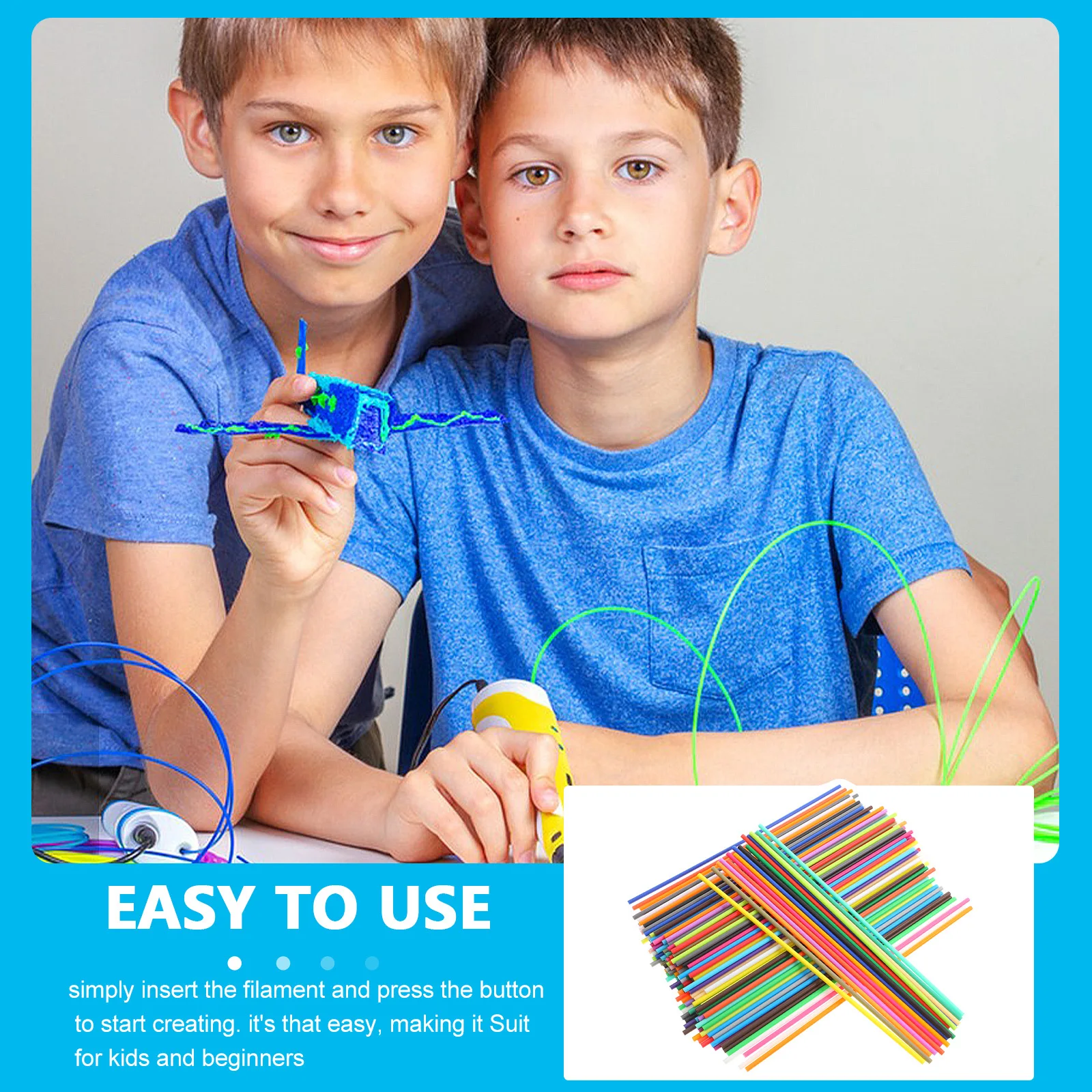 

160Pcs Doodle Pen Refills 32 Colorful Pcl Filaments Safe for Smooth Feeding Perfect for Creative Drawing Projects