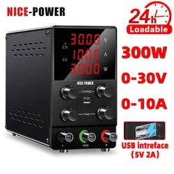 Adjustable DC Lab Power Supply 30V 10A 60V 5A 300W Switching Laboratory Bench Power-Supplies Voltage Regulator USB AC220V /110V