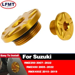 For Suzuki RMZ250 2007-2022 RMZ450 2005-2022 RMX450Z 2010-2019 Motorcycle Ignition Cover Plug RM RMZ 250 450 Motocross Dirt Bike