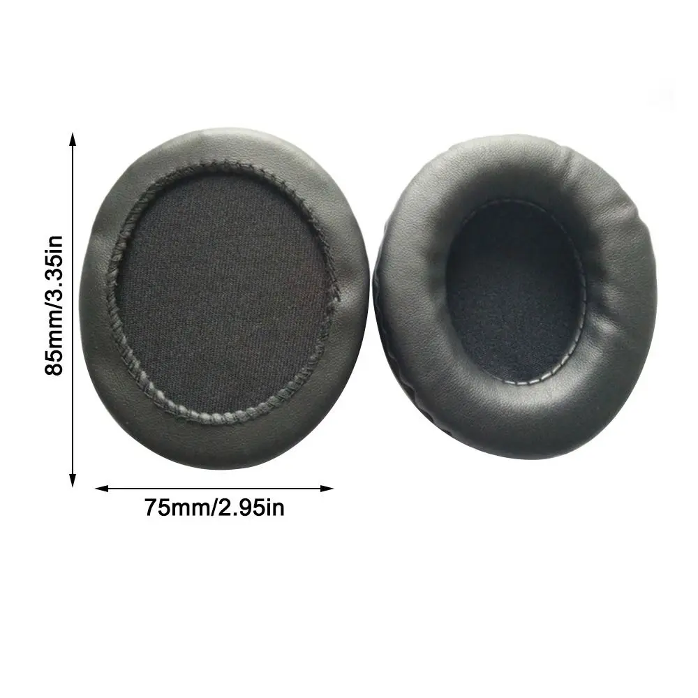 البروتين الجلود بطانة للأذن لينة استبدال الأذن وسادة غطاء للأذنين سماعة إصلاح ل Sennheiser HD202 II HD437 447 457 497 212 #6