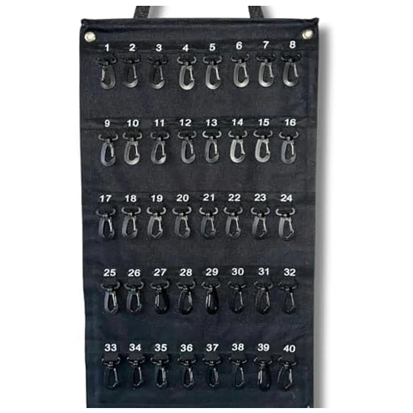 

ABRE-2X Versatile Roll-Up Key Storage Box, Weatherproof Portable Storage Box, Holds 40 Keys, Security Hook, For Home Office