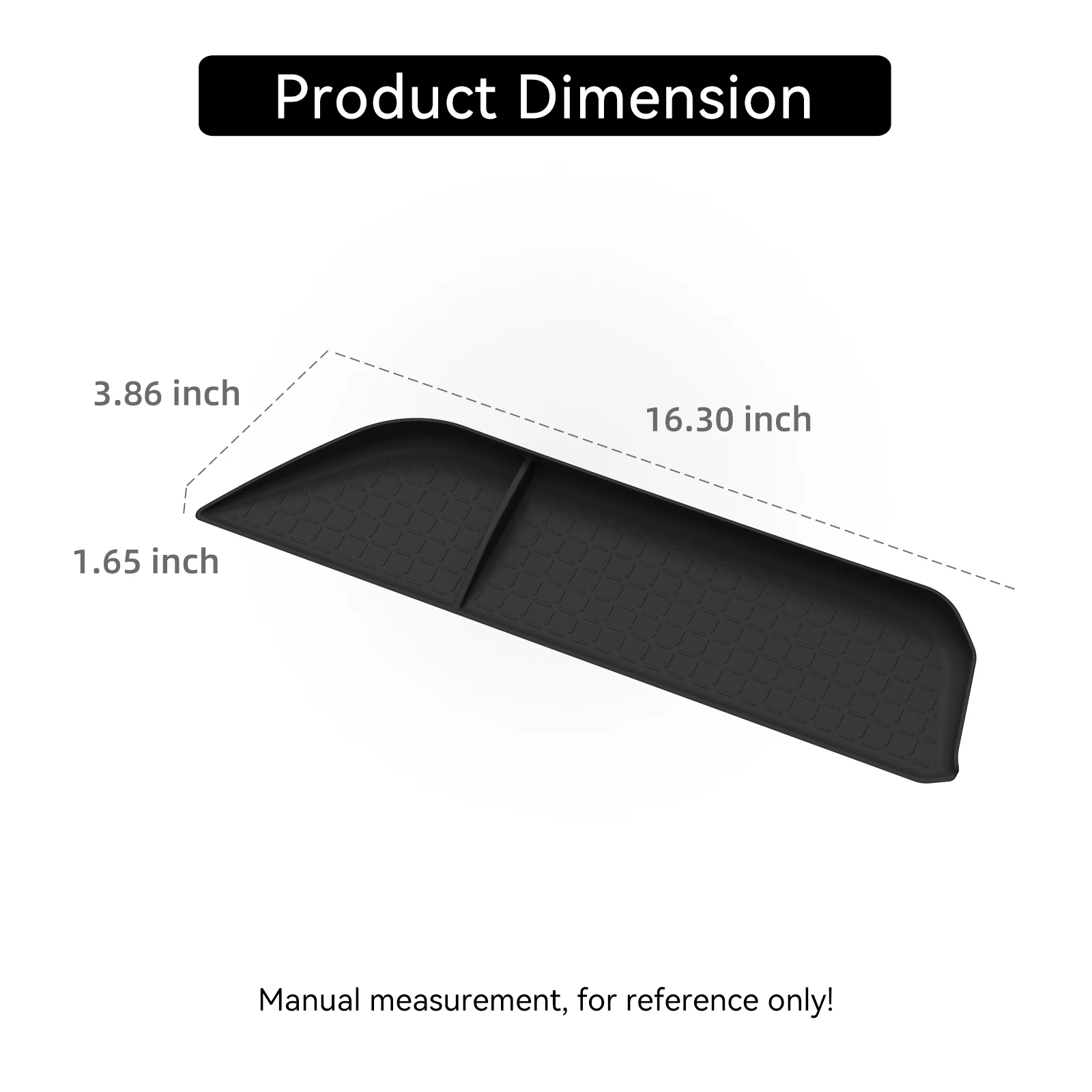 Smabee Left Drive for Toyota RAV4 2026 (US Verison ) co-pilot's Dashboard Storage Box Car Tray Silicone Organizer Accessories