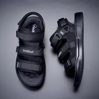 2024 New Men's Sandals Sweat Absorbent Teenage Sports Casual Breathable Beach Slippers Trendy TPU Outsole