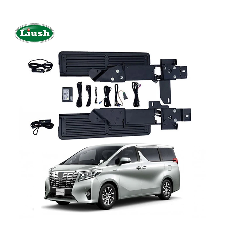 Electric Retractable Side Steps For Alphard 2015+ Aluminum Alloy IP8 Waterproof Anti-Pinch 2-Year Warranty OEM & ODM