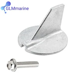 6E5-45371-01 Trim Tab Zinc Alloy Anode Replacement for 2/4-Stroke 75HP-225HP Boat Outboard Engine Parts 6E5-45371 Sierra 18-6097