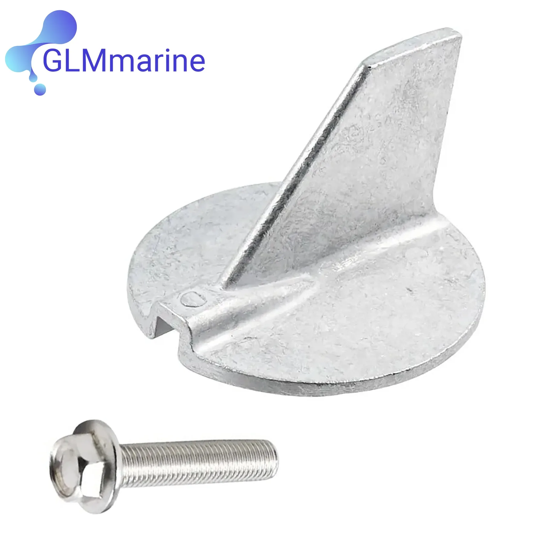 6E5-45371-01 Trim Tab Zinc Alloy Anode Replacement for 2/4-Stroke 75HP-225HP Boat Outboard Engine Parts 6E5-45371 Sierra 18-6097