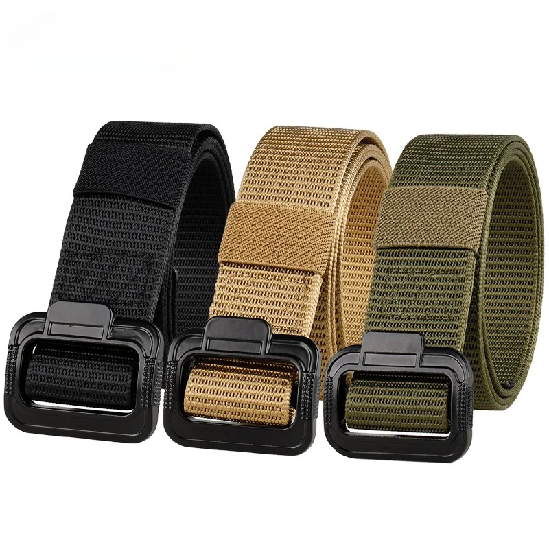 Casual Outdoor Tactical Belt for Men Fashion Versatile Nylon Belt Jeans Accessory Student