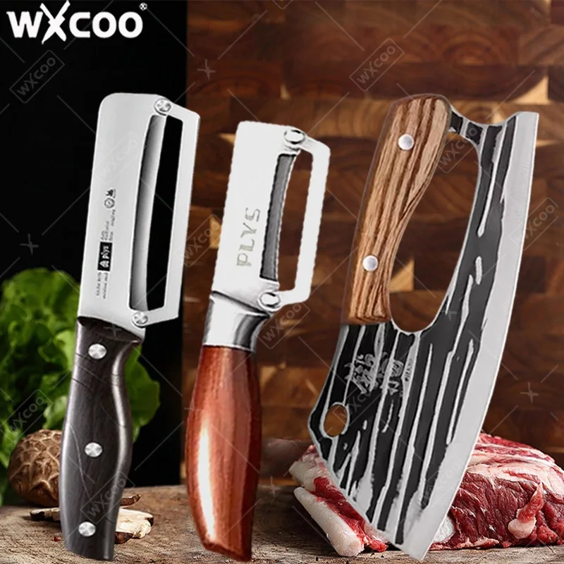 

WXCOO Stainless Steel Fruit Knife Household Multifunctional Kitchen Chopping Knife Utility Knife Chef Effort Saving Fruit Peeler