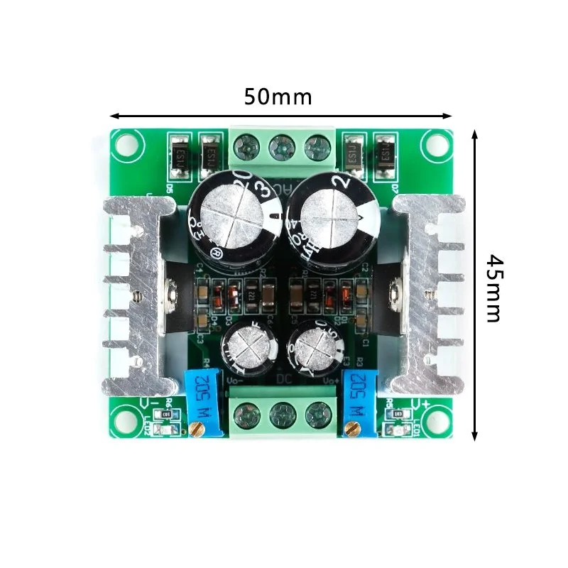 1PCS Front-stage positive and negative rectifier filter board op-amp power supply dual power module voltage regulator LM317-337