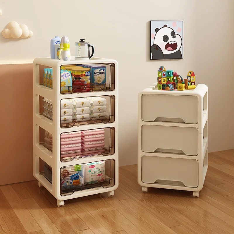 

Derpe Multi-layer Clothing Organizer Cabinet No Installation Required Portable Toy Storage Box for Home Use Plastic Mate...