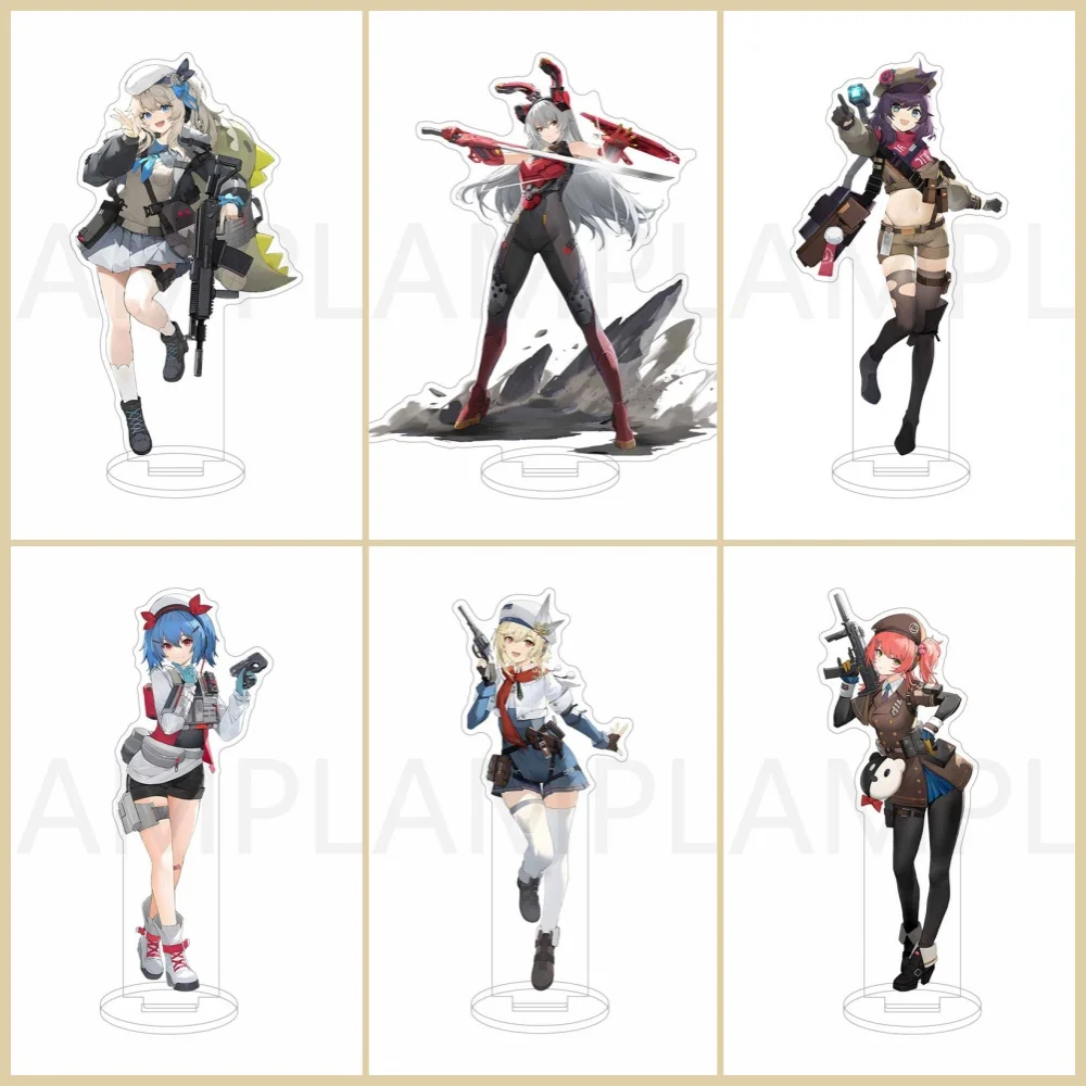 Hot GIRLS' FRONTLINE 2  Game Anime Figures Nemesis Sharkry Tololo Acrylic Standing 15CM Sign Model Decor Toy Fans Christmas Gift