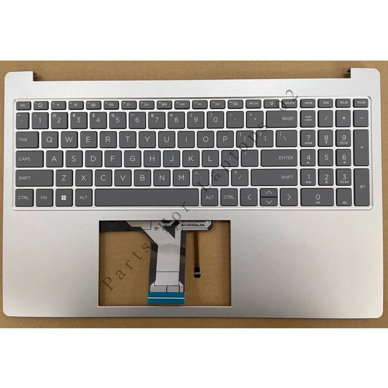 P For HP 15-FC 15-FD Keyboard Palmrest Upper Case w/ Backlit N36753-001 N36759-001