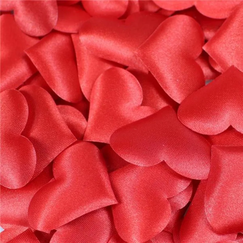 

100pcs/bag Heart Shape Petals Wedding Valentines Day Throwing Table Decoration birthday decorations