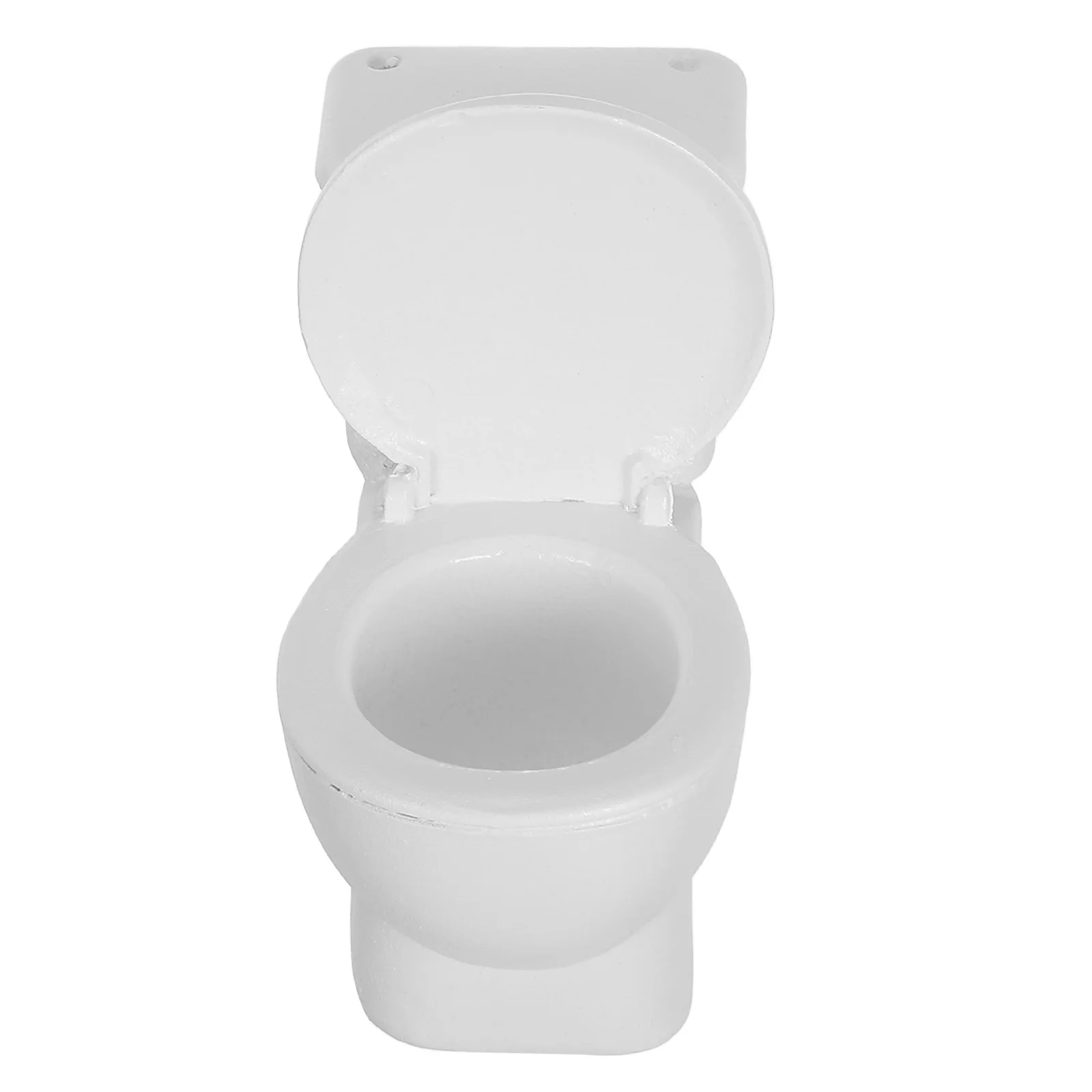 

Ornament Resin Toilet Ornaments Dressing Table Dresser for Kids White Minature Child