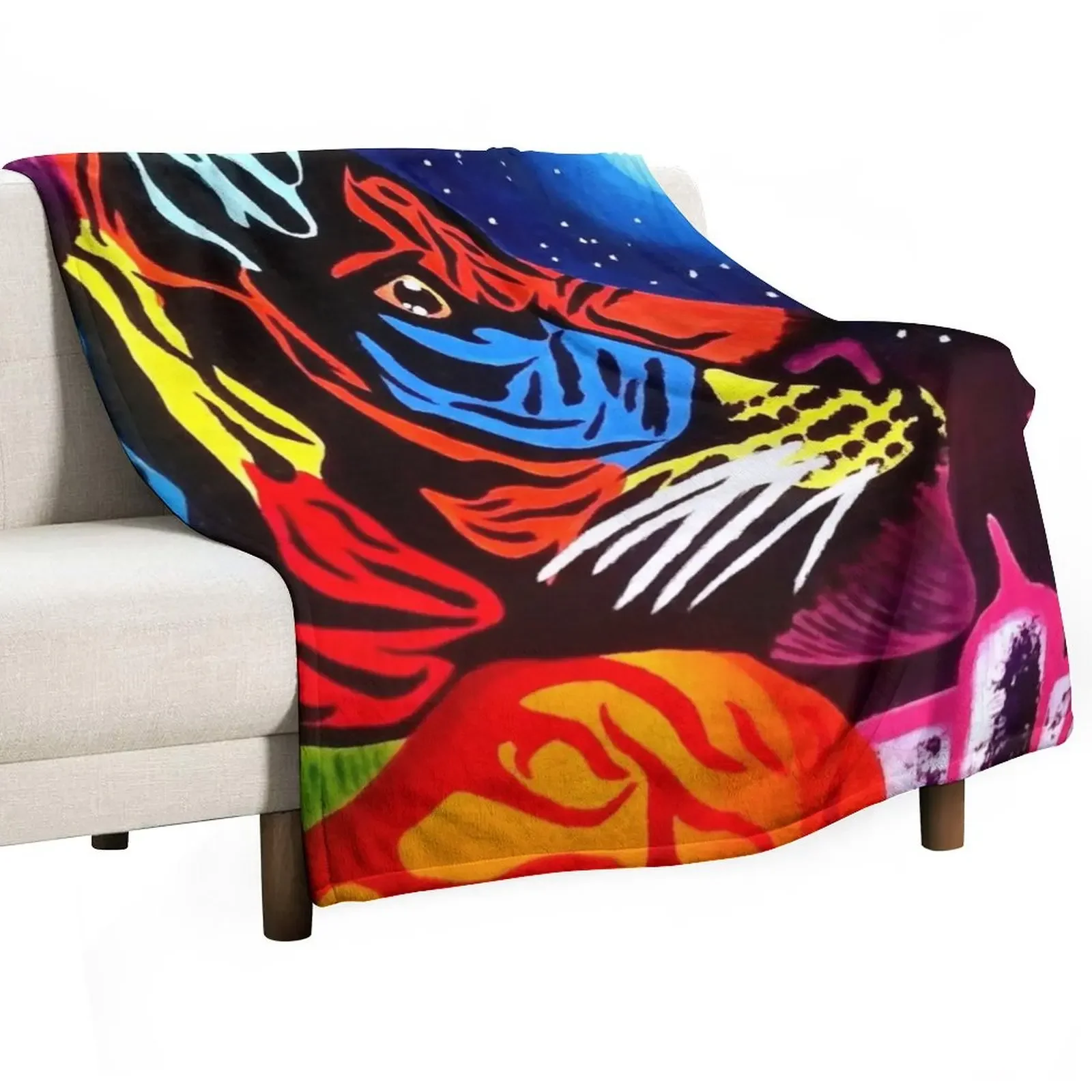 Temple Guardian Throw Blanket Custom Camping Hairys Blankets